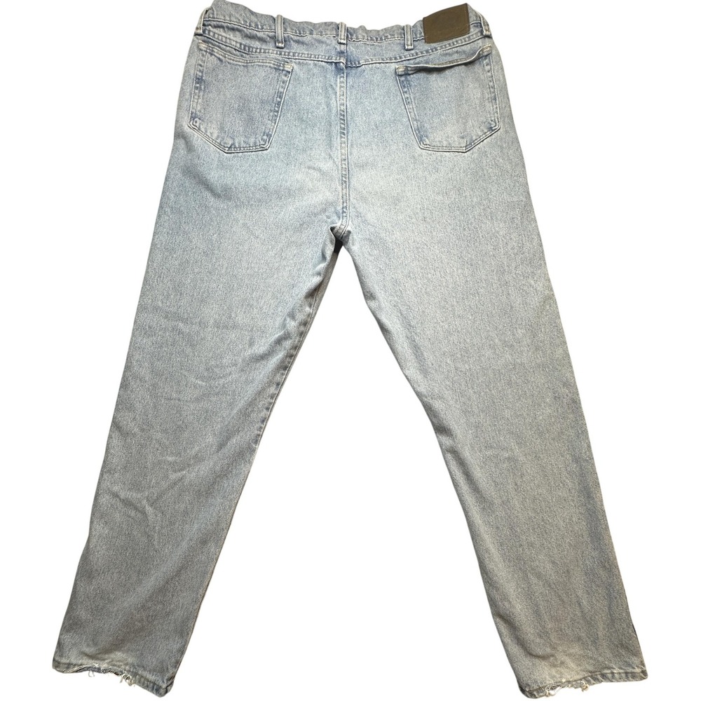 Cabela's Jeans Mens 42x34 (39x32) Light Wash Blue Denim Relaxed Fit Hunting - Picture 1 of 14